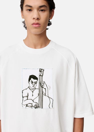 Тениска AXEL ARIGATO T-Shirt Alvin Armstrong Patch Detail Черно | A4114001, 9