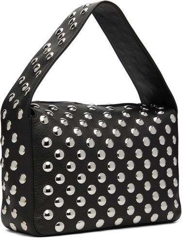 Чанта през рамо Khaite KHAITE Elena Studded Shoulder Bag Черно | H2025-895, 2