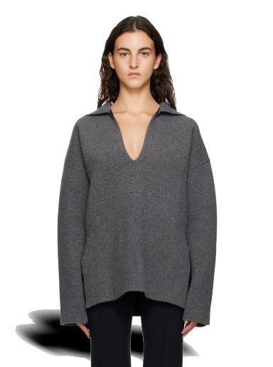 Пуловер Jil Sander Reversible Sweater Сиво | J02GP0132_J14509