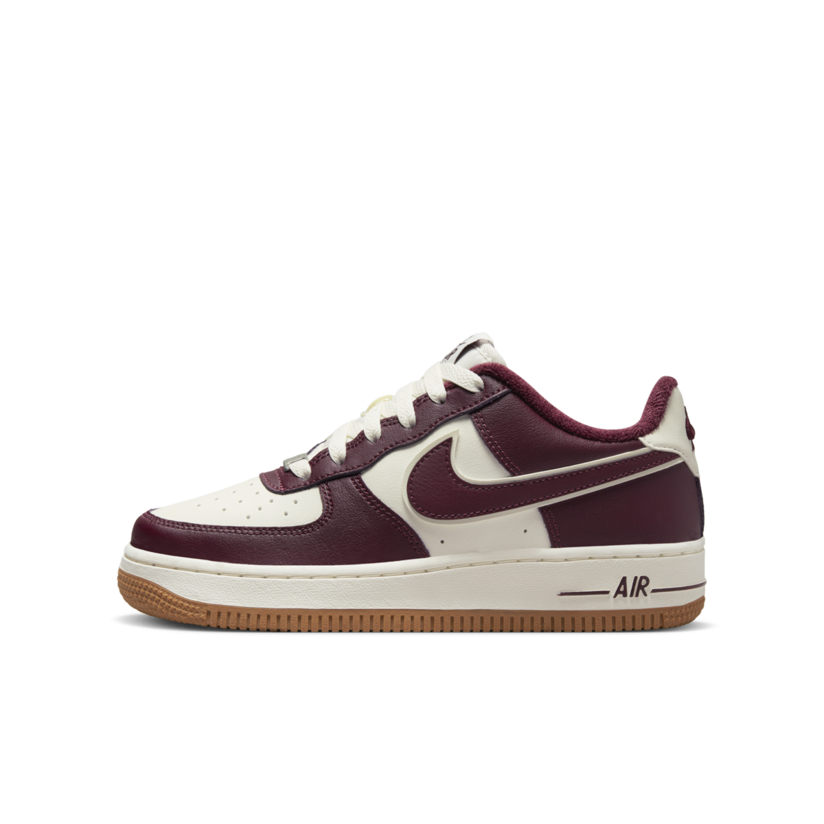 Кецове и обувки Nike Air Force 1 Low BG "Red" Бургунди | DQ5972-100, 0