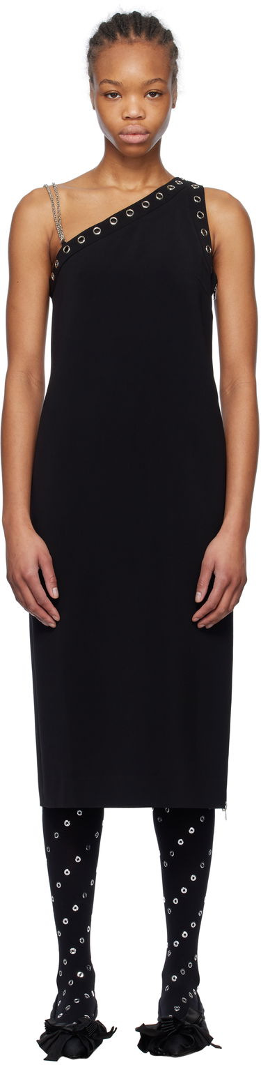 Pокля We11done We11done Unbalanced Midi Dress Черно | WD-OP0-25-130-W-BK, 0
