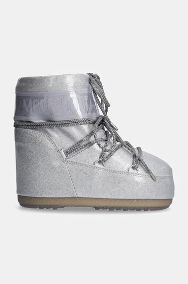 Кецове и обувки Moon Boot MB ICON LOW GLITTER Boots Сиво | 80D1409440.H001, 1