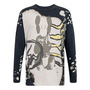 Travis Scott Cactus Jack x Kaws For Fragment Long Sleeve T-Shirt