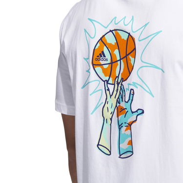Тениска adidas Performance Sports Tee L Бяло | HC6887, 2