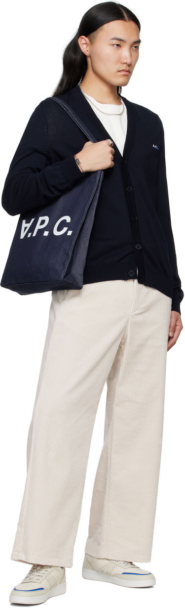 Панталони A.P.C. A.P.C. River Corduroy Wide-Leg Pants Бежово | COHDW-H08470, 3
