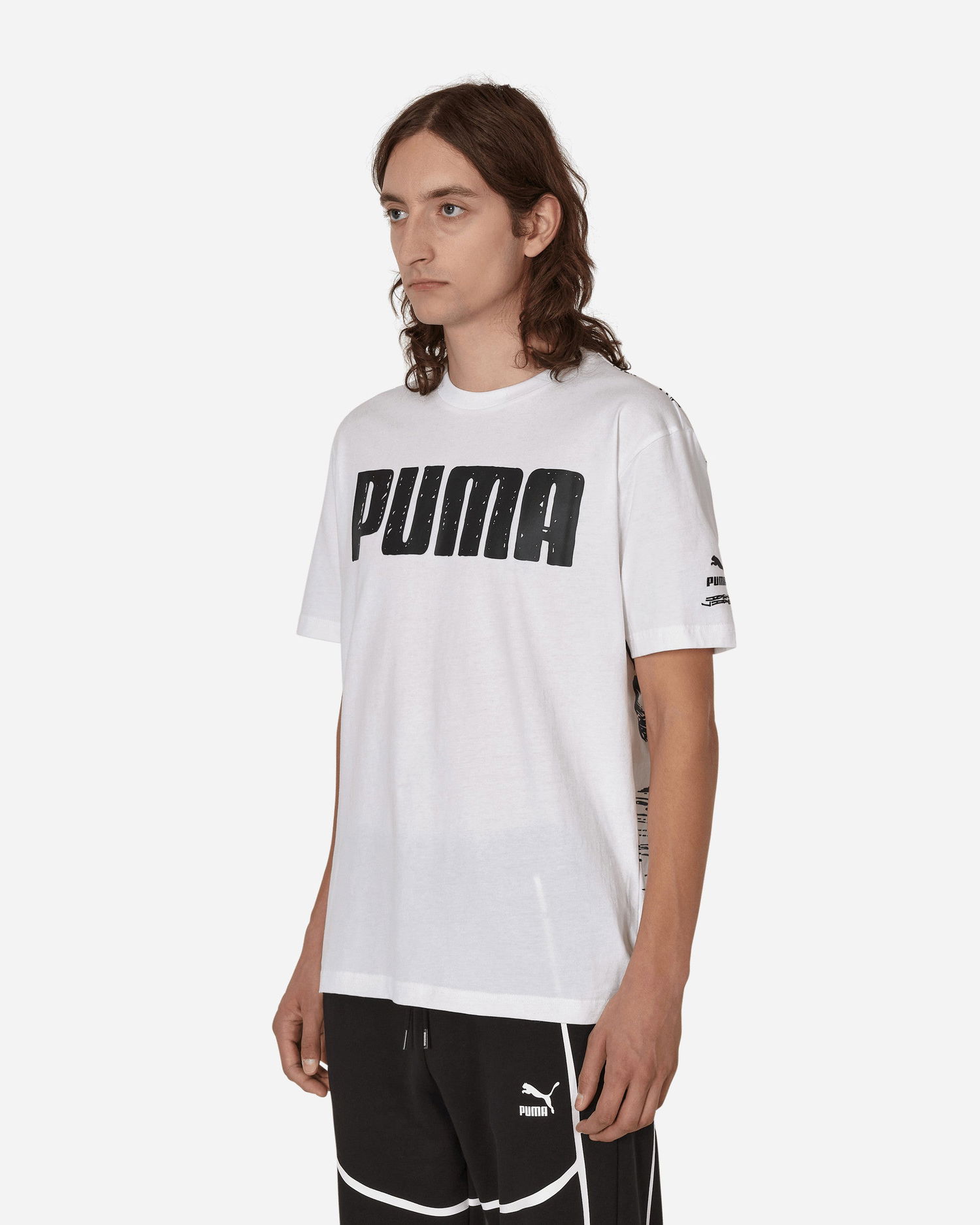 Тениска Puma Joshua Vides x T-Shirt Бяло | 535432-02, 1