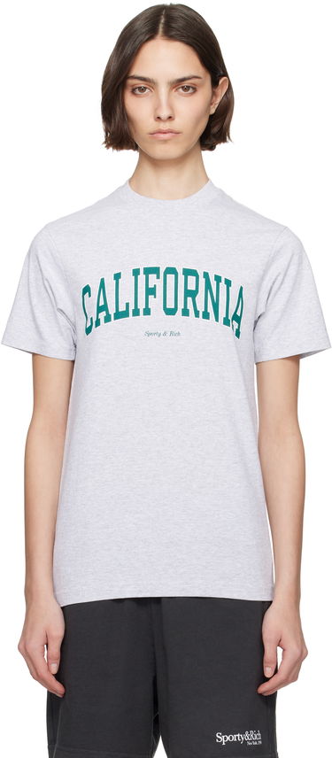 Тениска Sporty & Rich Sporty & Rich 'California' T-Shirt Сиво | TO043622501GY03, 0