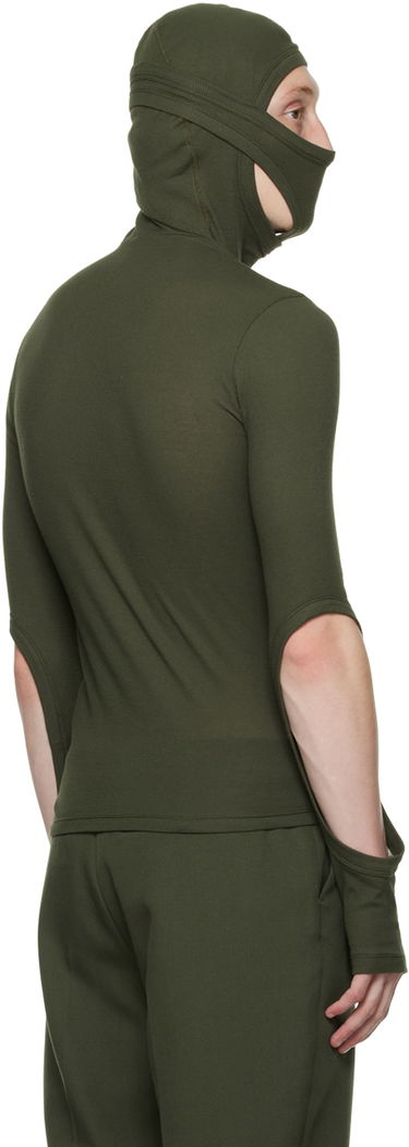 Пуловер Dion Lee Dion Lee Interlock Mask Turtleneck Top Зелено | C3078F22, 2