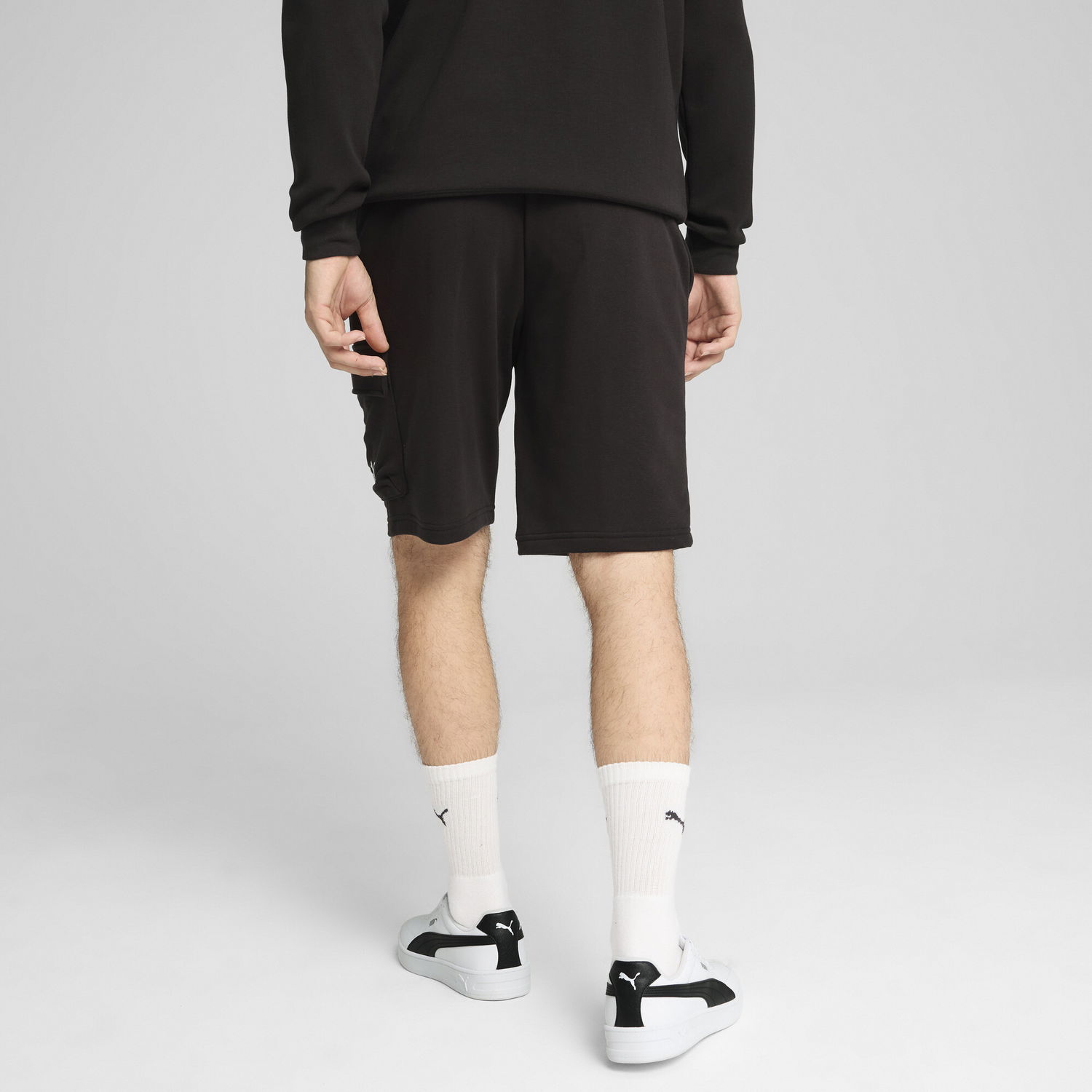 Къси панталони Puma Essentials Logo 10" Cargo Shorts Черно | 682662_01, 1