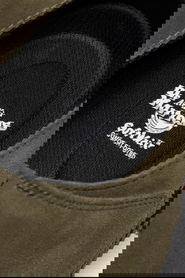 Кецове и обувки Dr. Martens ZebZag AnyWair Suede Platform Mule Зелено | DM41730300, 3