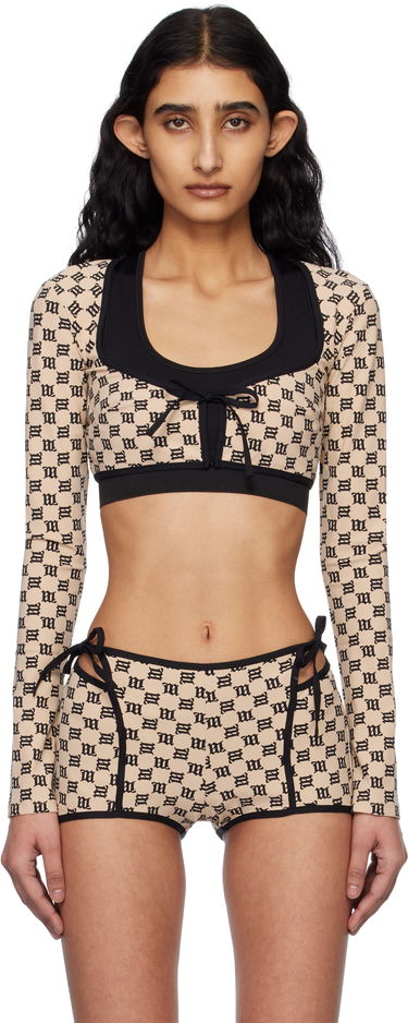 Комплект MISBHV MISBHV Monogram Coquette Shrug Бежово | 250W113, 0