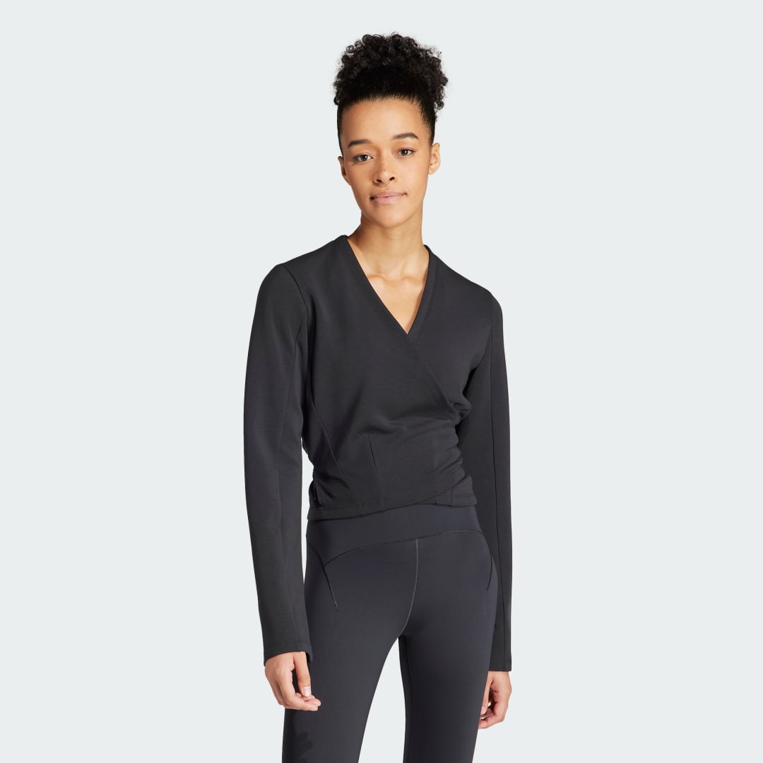 Суитчър adidas Performance Yoga Cover-Up Черно | IP1255, 0