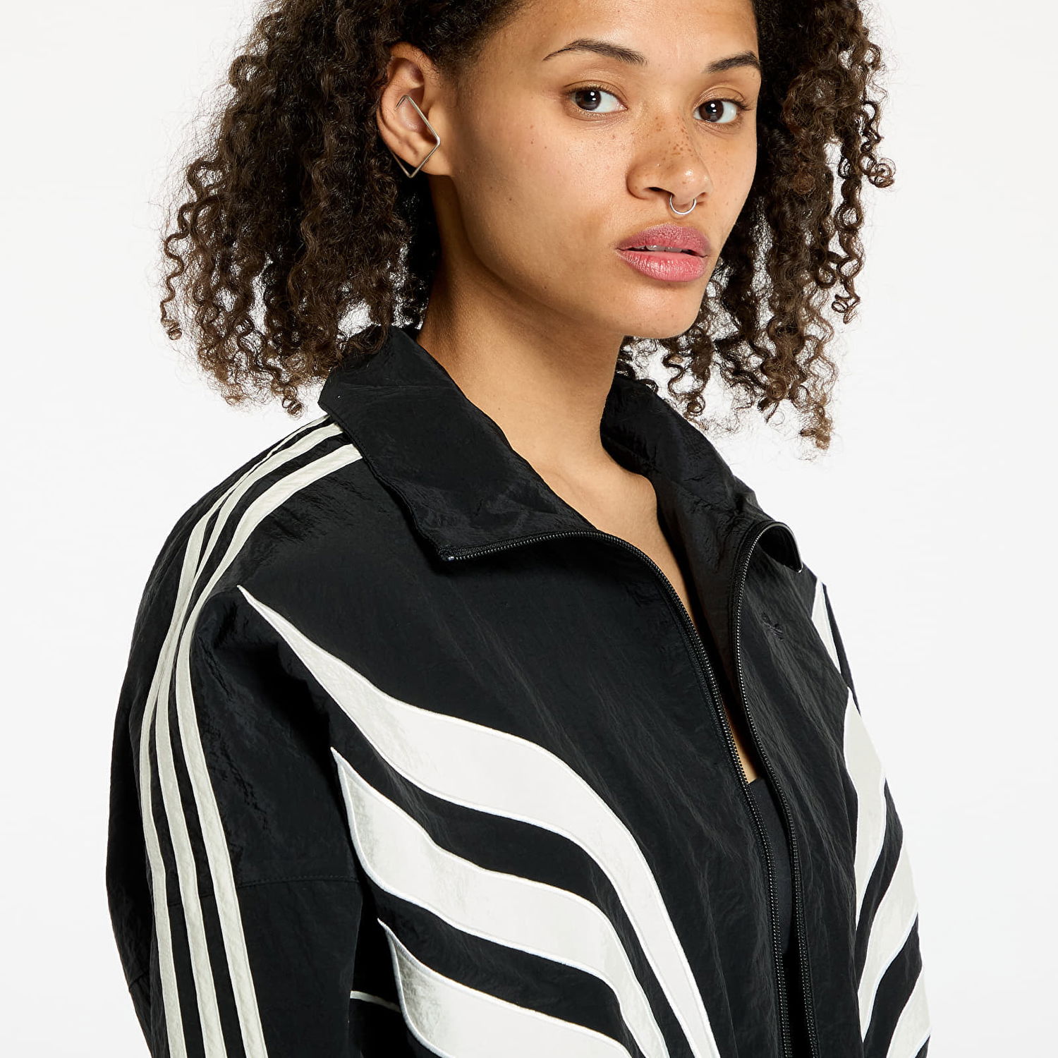 Яке adidas Originals Crop Atlanta Track Top Black Черно | IW5511, 1