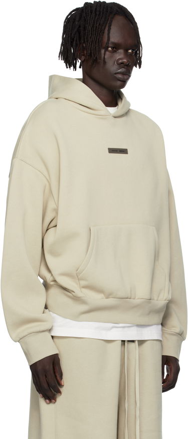 Суитчър Fear of God Fear of God ESSENTIALS Classic Fit Fleece Hoodie Бежово | 192SP252056F, 1
