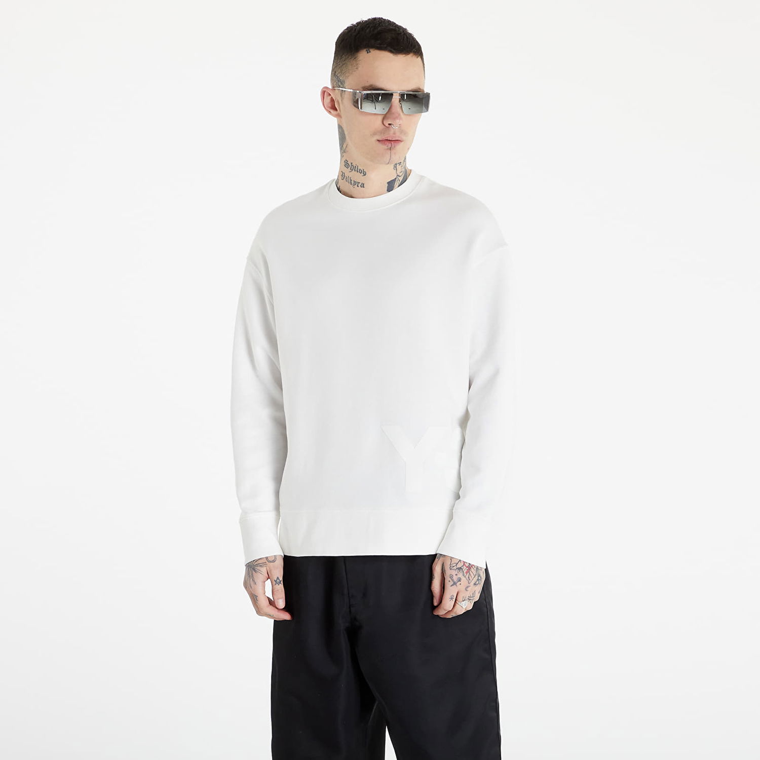 Суитчър Y-3 Ch1 Logo Crew Sweatshirt Бяло | HG8798, 0