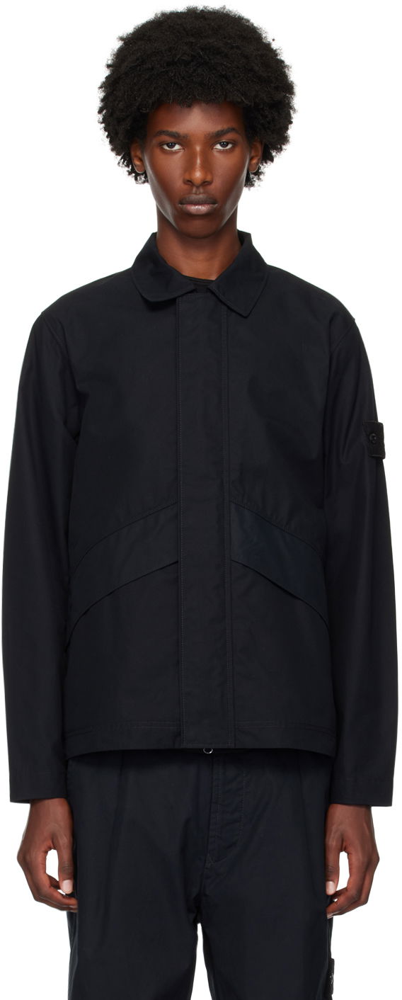 Яке Stone Island Black Cotton Jacket Черно | 8115107F1, 0