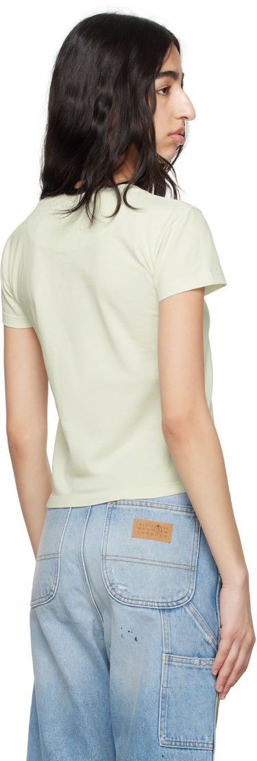 Тениска Maison Margiela MM6 Maison Margiela Heavy Cotton Jersey Pocket T-Shirt Зелено | S62GD0195 M20108, 2
