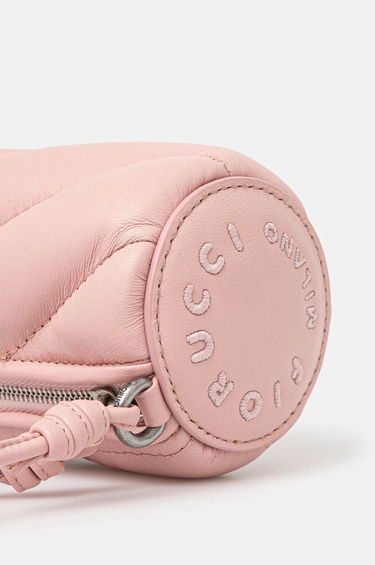 Дамска чанта Fiorucci Micro Mella Leather Barrel Bag Розово | U01FMASL005LE04PN02, 3