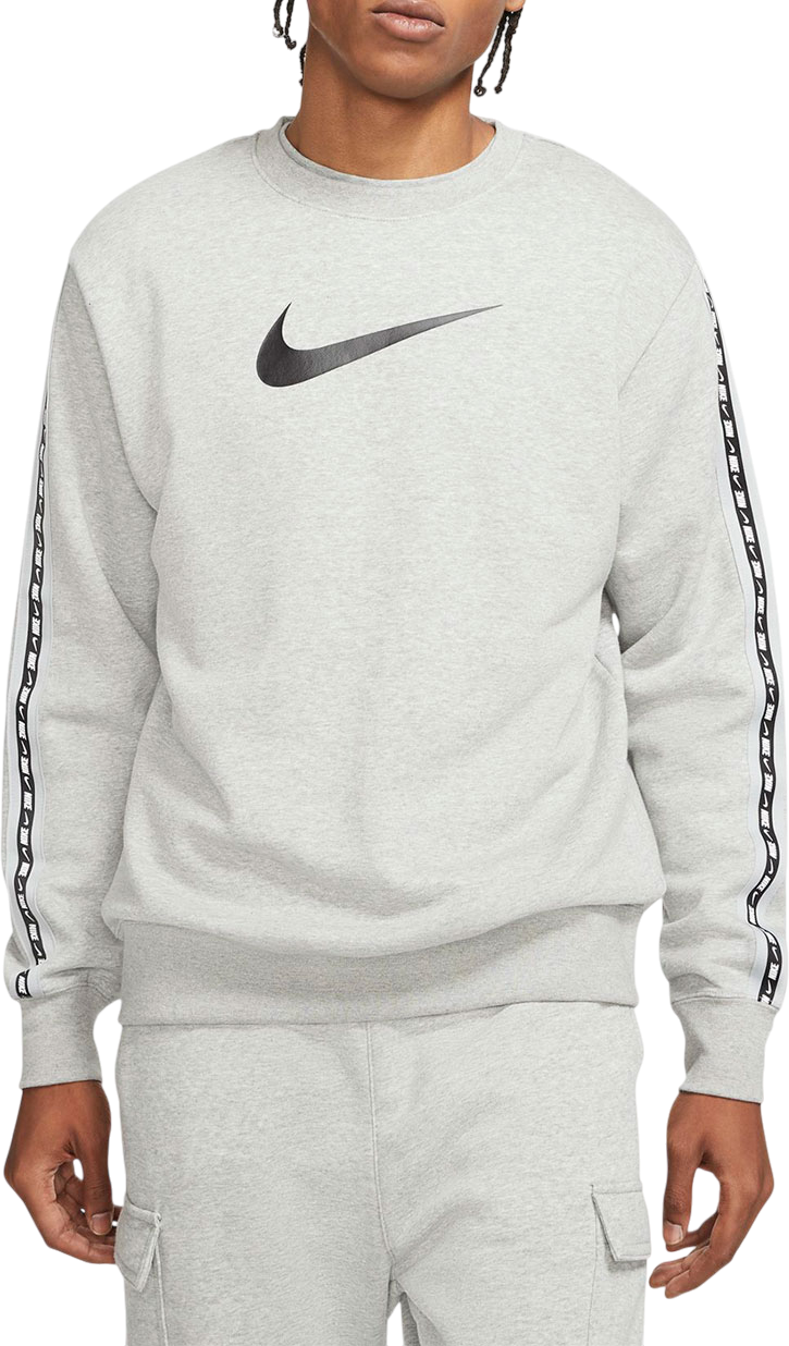Суитчър Nike Repeat Fleece Crew Sweatshirt Сиво | dm4679-063, 0
