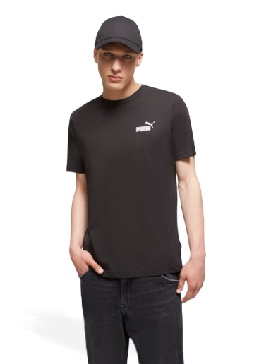 Тениска Puma Ess+ 2 Col Small Logo Tee Черно | 67447061