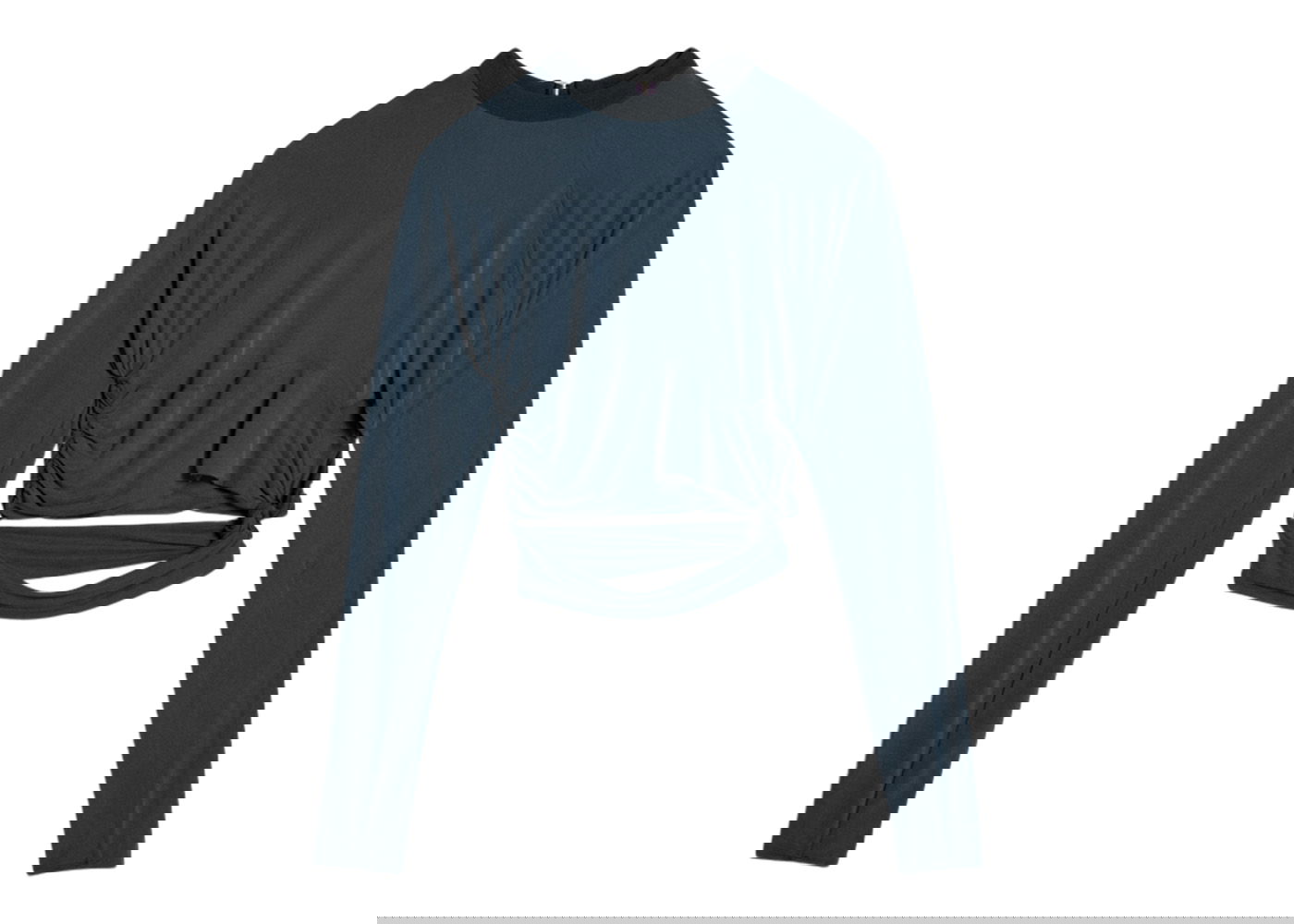Тениска Jacquemus Le Espelho Knotted Cut-Out Черно | 231JS120-2307-380, 0