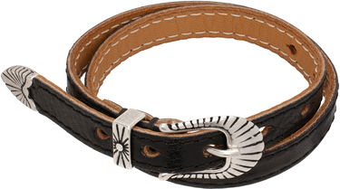 Гривна OUR LEGACY Cowboy Wrap Around Bracelet Черно | A4248CDB, 0