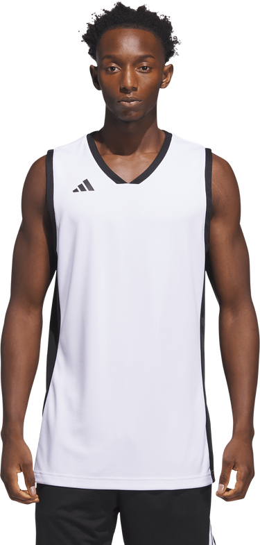Фланелка adidas Originals Pulse Speed Basketball Jersey Бяло | jm2659, 3