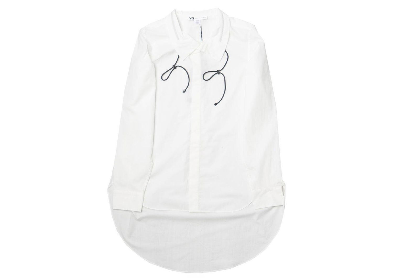 Риза adidas Originals Y-3 Tie-Cord Shirt Бяло | DP0738, 0
