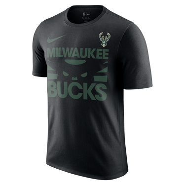 Тениска Nike Nike NBA Milwaukee Bucks Courtside T-Shirt Черно | HQ0594-010, 1