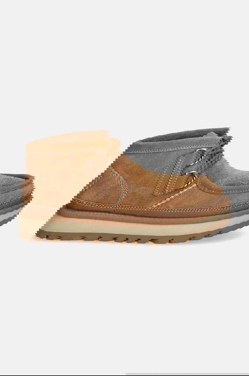 Кецове и обувки UGG Hayden Moc Chukka Leather Boots Черно | 1158276-BLK, 1