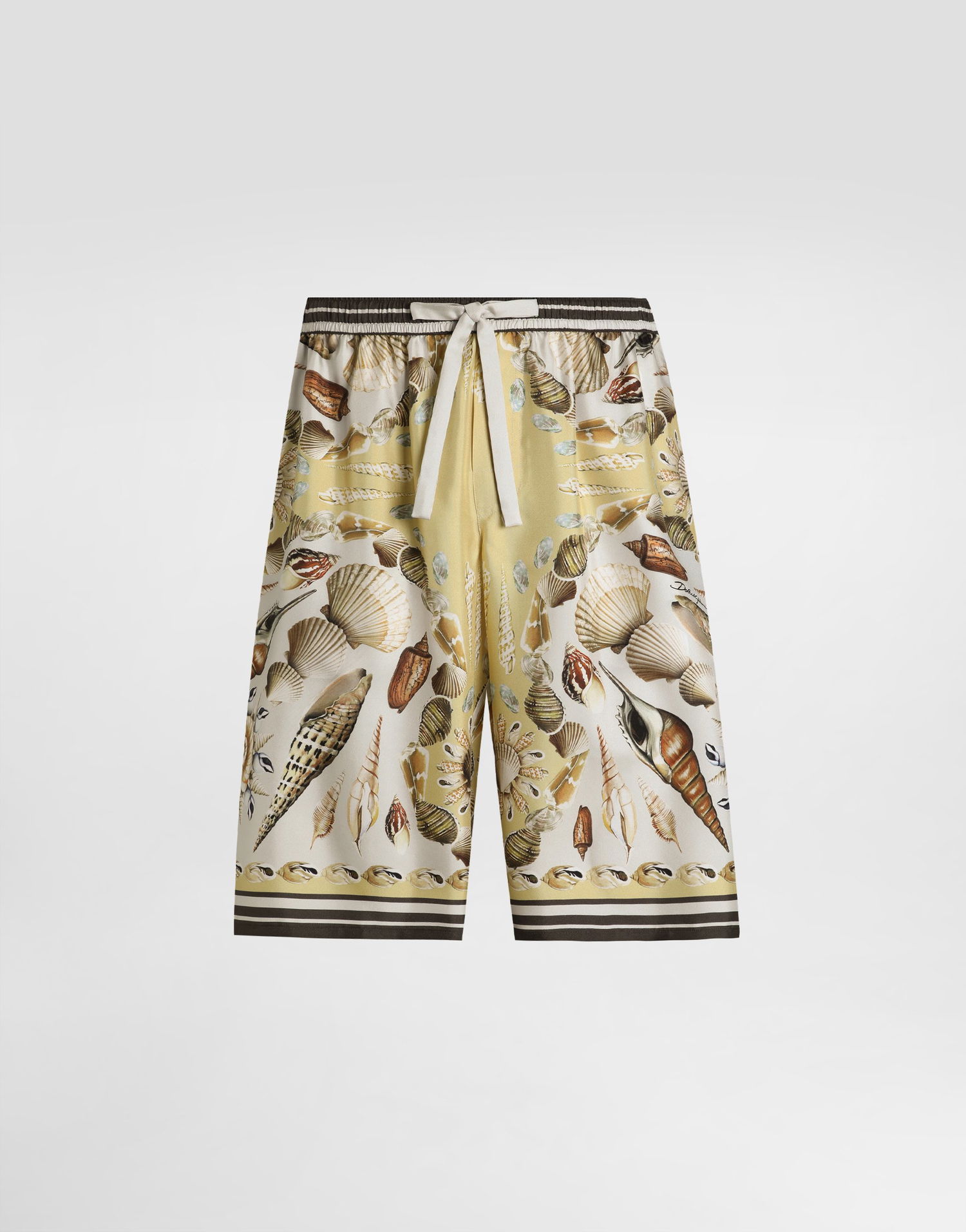 Къси панталони Dolce & Gabbana Printed Silk Twill Seashell Shorts Многоцветен | GV37ATHI1ZGHG5PL, 0