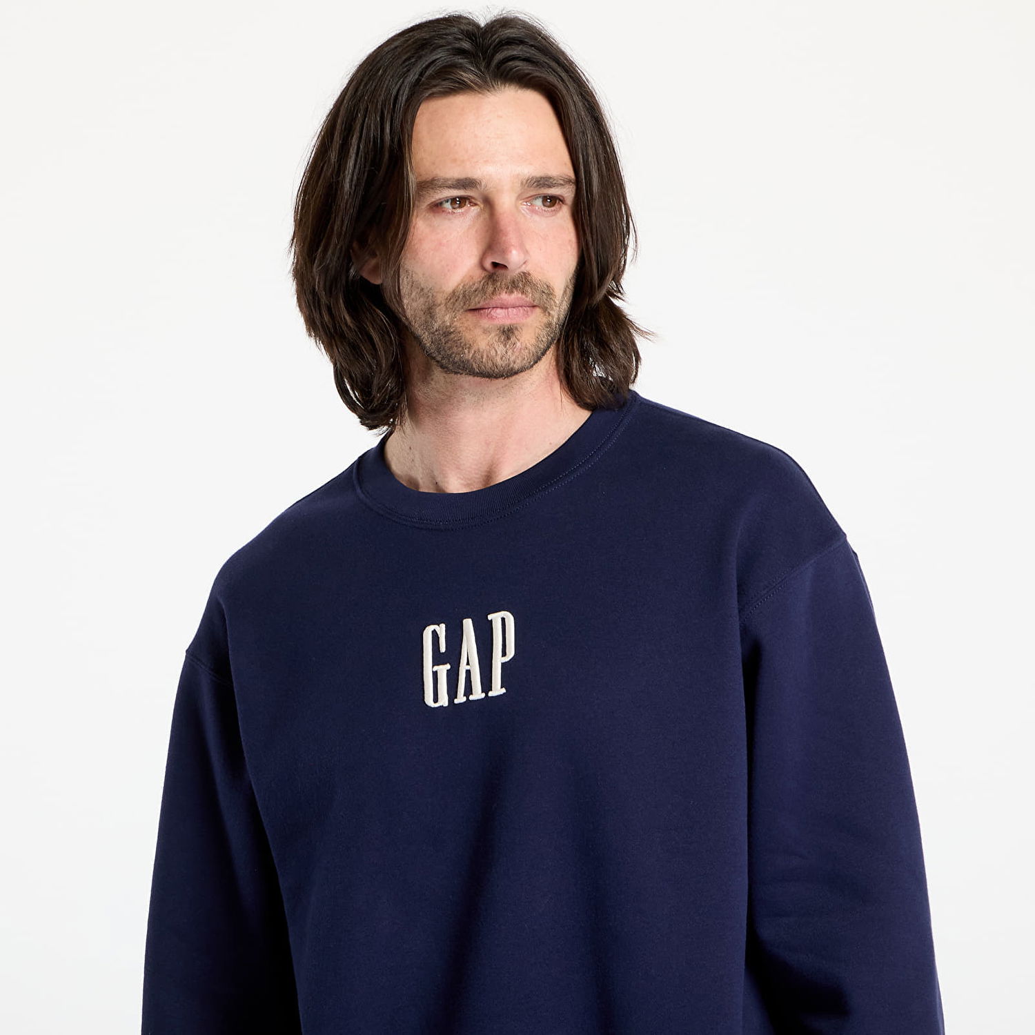 Суитчър GAP GAP Corp Logo Crew Sweatshirt Тъмно синьо | 648026-02, 1