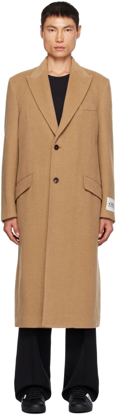 Палта Dolce & Gabbana Dolce & Gabbana Single-Breasted Coat Бежово | G001STFU2L4