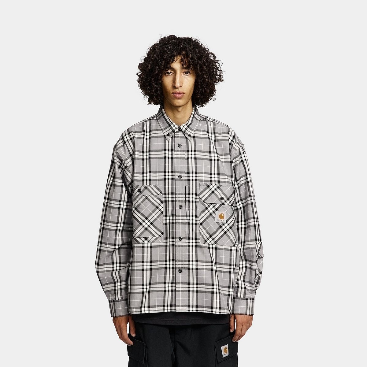 Риза Carhartt WIP Carhartt WIP x INVINCIBLE® L/S Work Shirt Многоцветен | A242083_3, 0