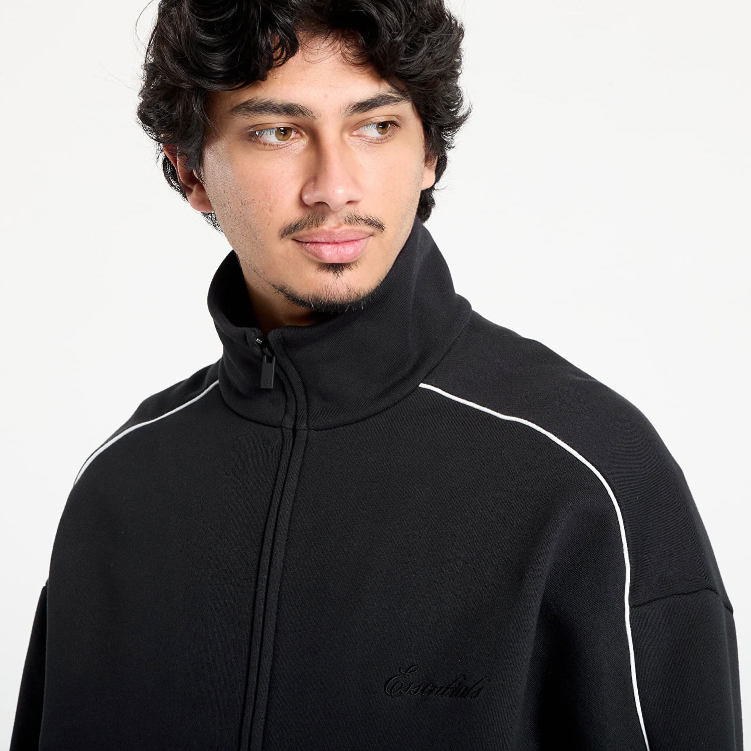 Яке Fear of God Fear of God Essentials Modern Track Jacket Черно | 202SP256890F-378, 1