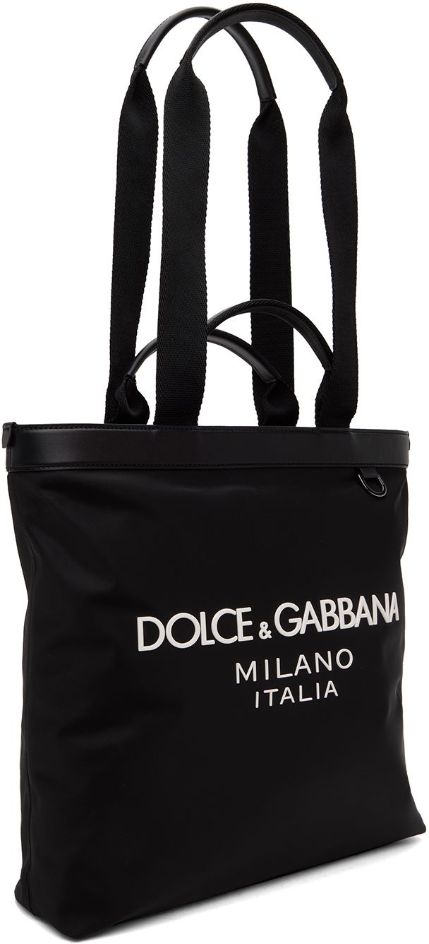 Голяма пазарска чанта Dolce & Gabbana Dolce&Gabbana Logo Tote Bag Черно | BM1640AG182, 1
