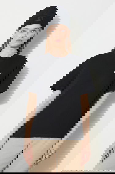 Тениска Carhartt WIP Short Sleeve Cotton T-shirt Черно | I032206.0M4XX, 0