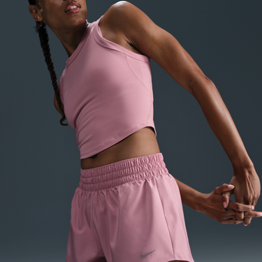 Къси панталони Nike Nike One Dri-FIT Mid-Rise 3" Training Shorts Розово | DX6010-699, 3