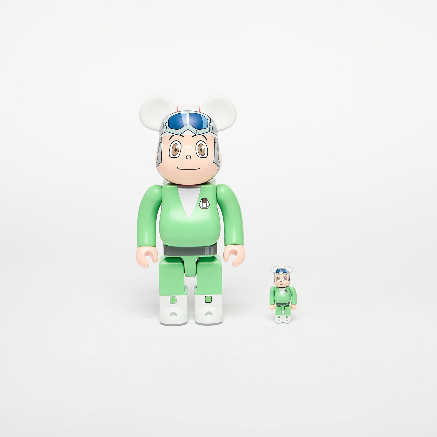 Колекционерско Medicom Toy BE@RBRICK Bon 100% & 400% Figurine Set Зелено | 4530956616100, 0