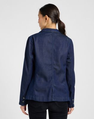 Яке Lee Relaxed Structured Blazer XS Тъмно синьо | 112370868, 0