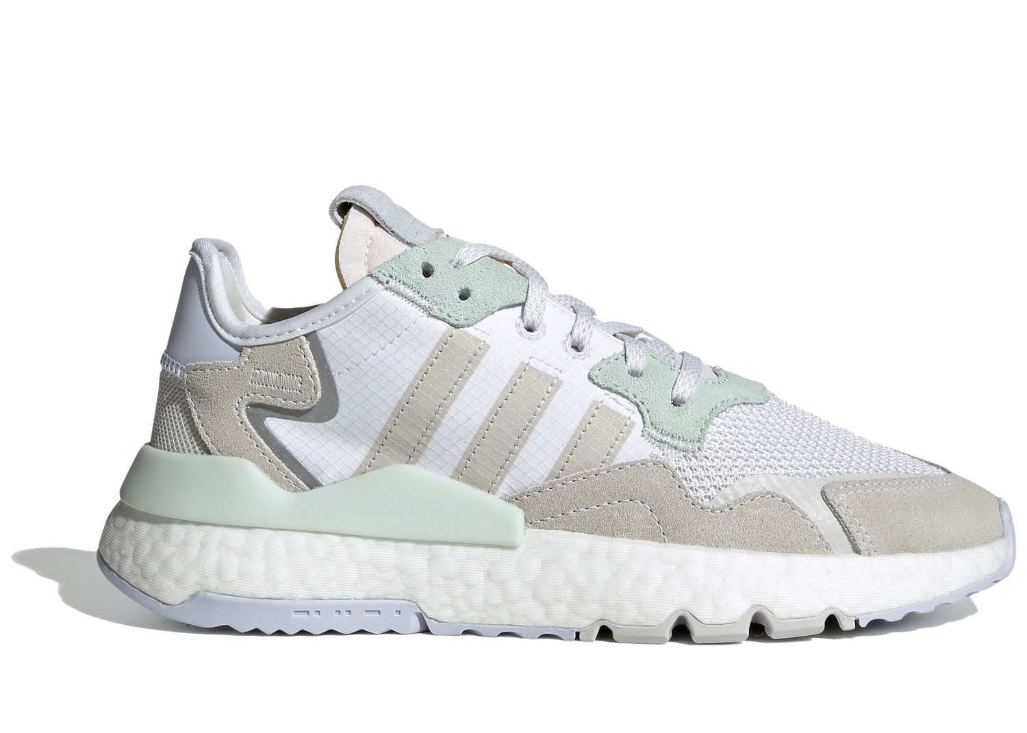 Кецове и обувки adidas Originals Nite Jogger Cloud White Ice Mint W Бяло | EG9197, 0