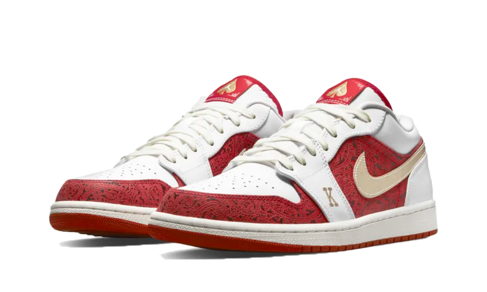 Кецове и обувки Jordan Air Jordan 1 Low ''Spades'' SE GS Бяло | DJ5186-100, 1