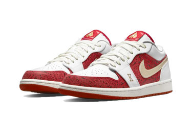 Кецове и обувки Jordan Air Jordan 1 Low ''Spades'' SE GS Бяло | DJ5186-100, 1