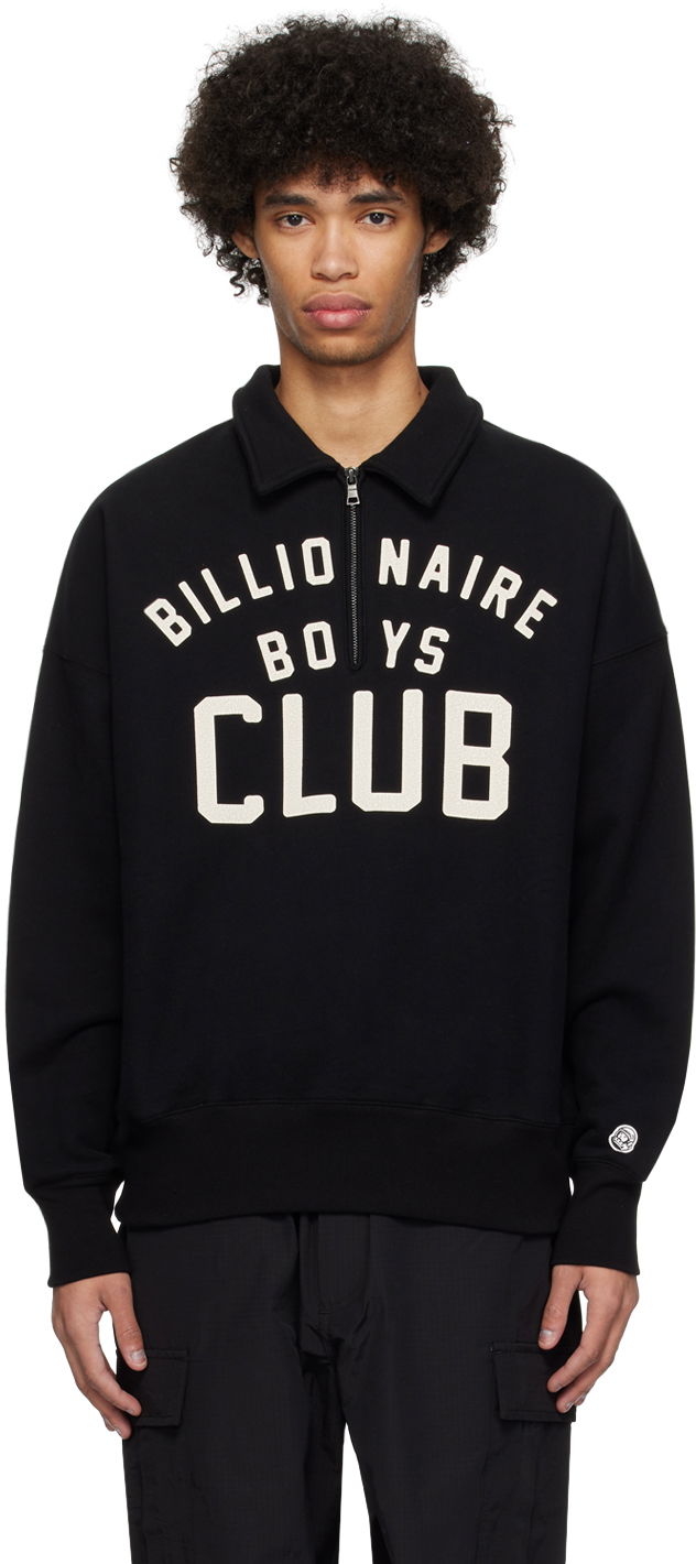 Суитчър BILLIONAIRE BOYS CLUB Spread Collar Sweatshirt Черно | B24125