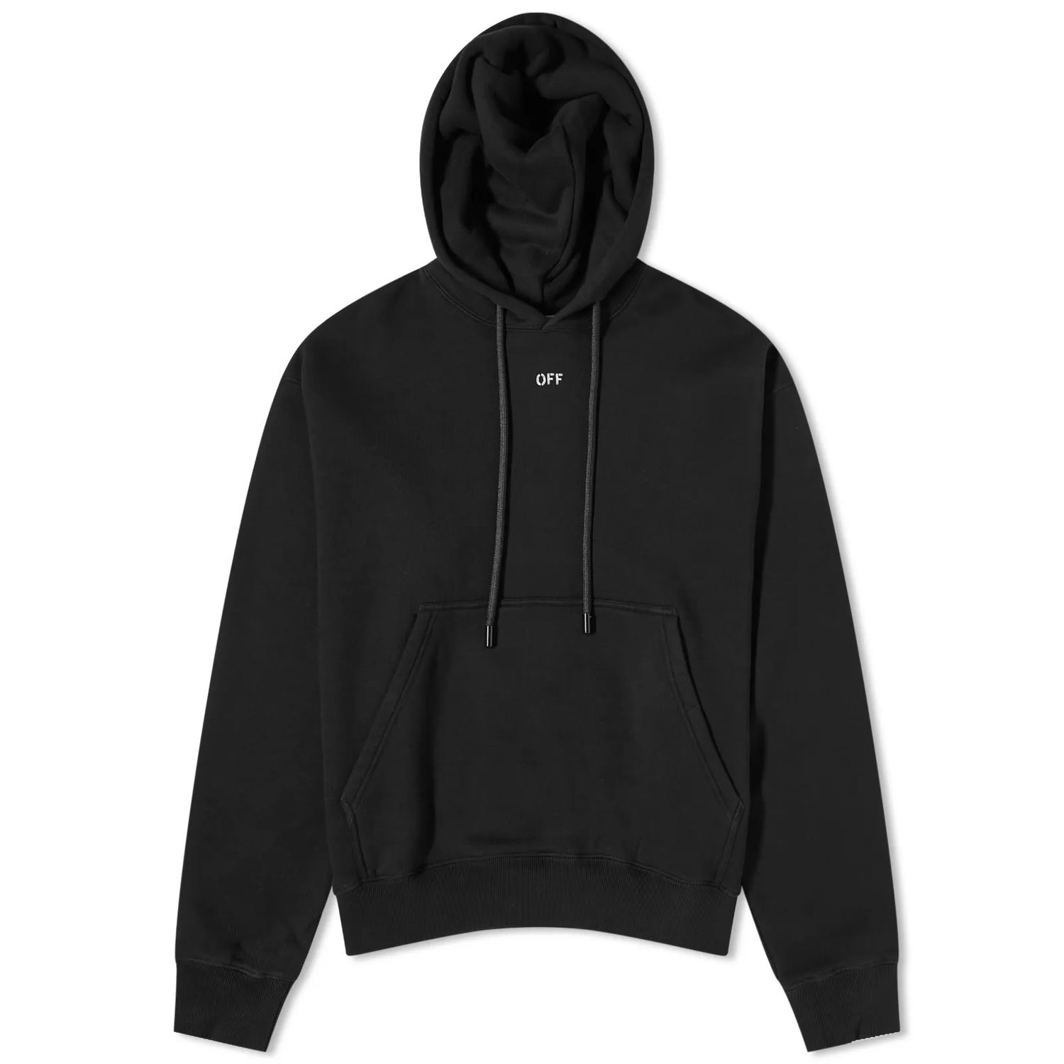 Суитчър Off-White Stamp Logo Skate Popover Hoodie Черно | OMBB085F23FLE0011001, 0