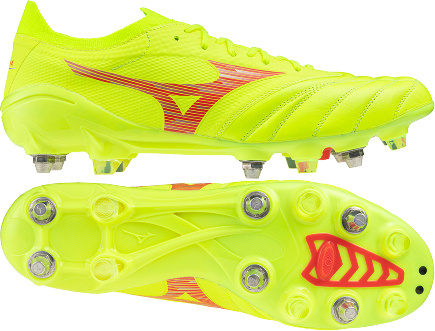 Кецове и обувки Mizuno Mizuno Morelia Neo IV Elite Mix SG Жълто | p1gc2442-45, 1