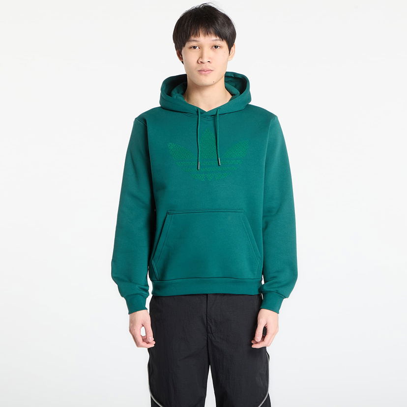 Суитчър adidas Originals Monogram Hoodie Зелено | KD0403