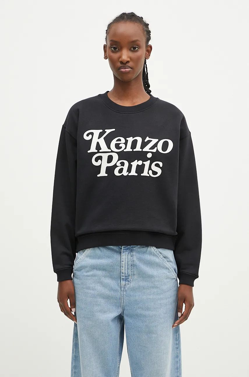 Суитчър KENZO Regular Crewneck Sweatshirt Черно | FE52SW1274MF.99, 0