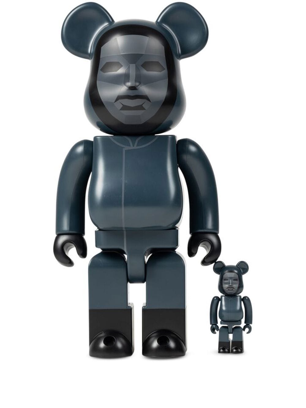 Колекционерско Medicom Toy Squid Game BE@RBRICK 100% and 400% figure set - Blue Черно | 453095660262219435348, 0