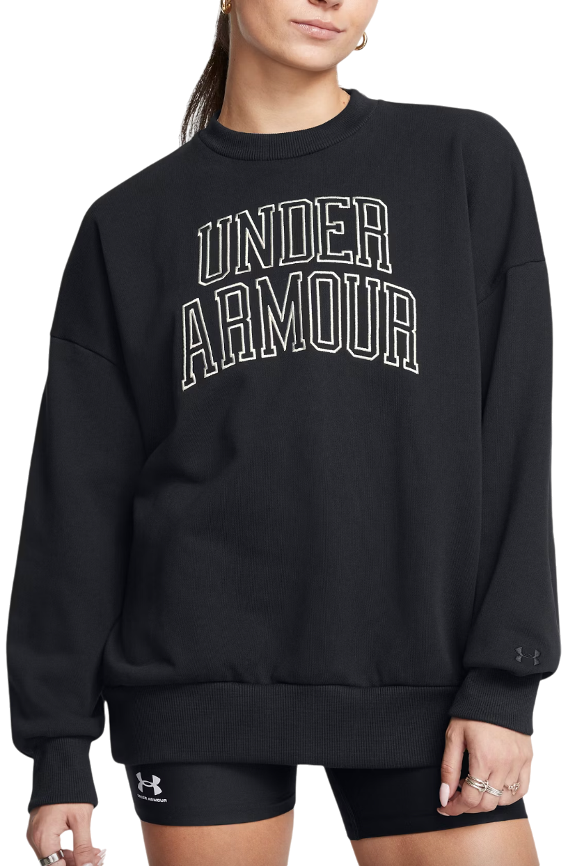 Суитчър Under Armour Crewneck Sweatshirt Черно | 1386493-001, 0